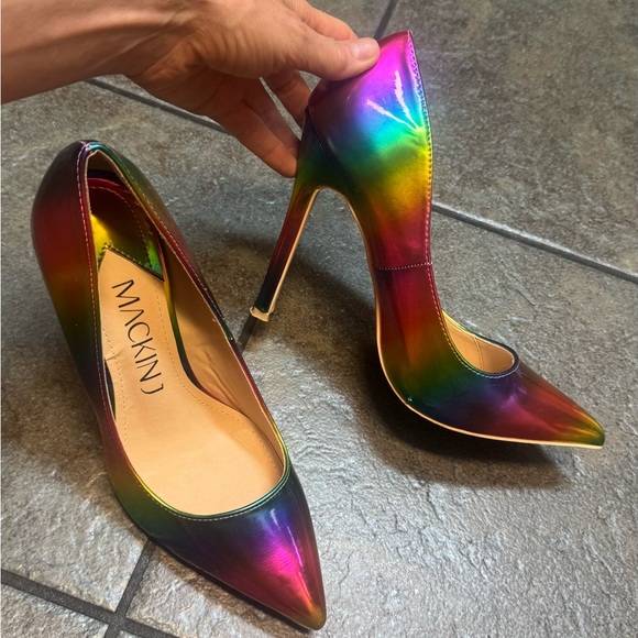 Mackin J Rainbow Heels US7.5 - Picture 11 of 13